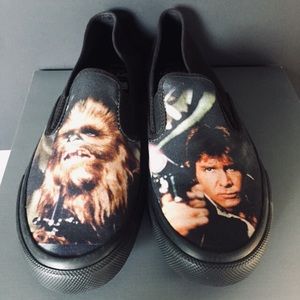 Star Wars black canvas men's shoes 9